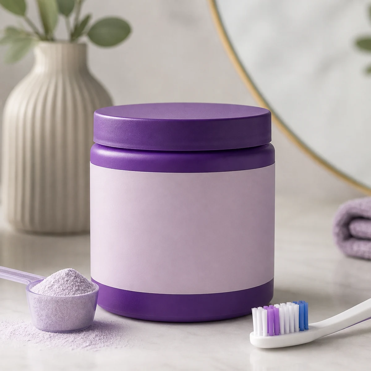 Purple Teeth Whitening Powder